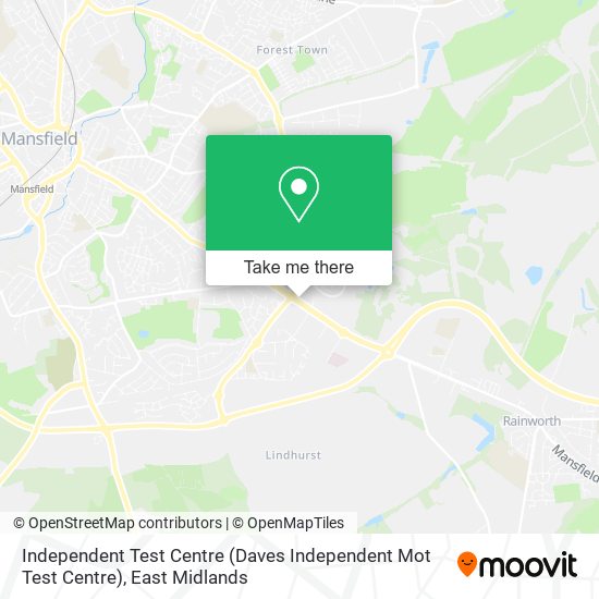 Independent Test Centre (Daves Independent Mot Test Centre) map