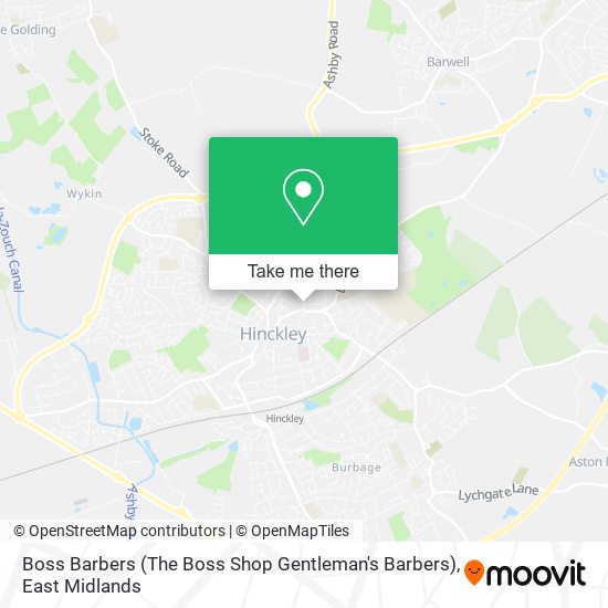Boss Barbers (The Boss Shop Gentleman's Barbers) map