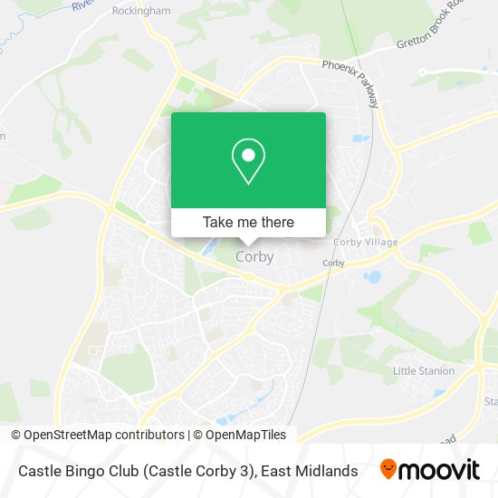 Castle Bingo Club (Castle Corby 3) map