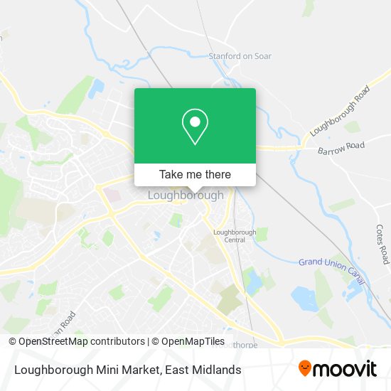 Loughborough Mini Market map