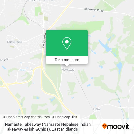 Namaste Takeaway (Namaste Nepalese Indian Takeaway &Fish &Chips) map