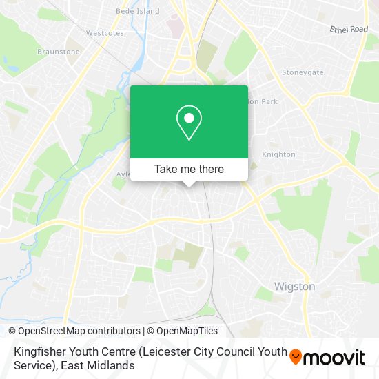 Kingfisher Youth Centre (Leicester City Council Youth Service) map