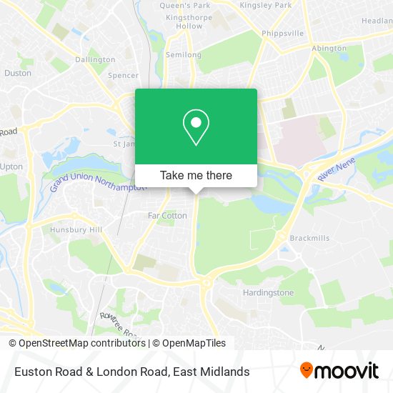 Euston Road & London Road map