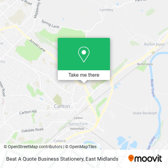 Beat A Quote Business Stationery map