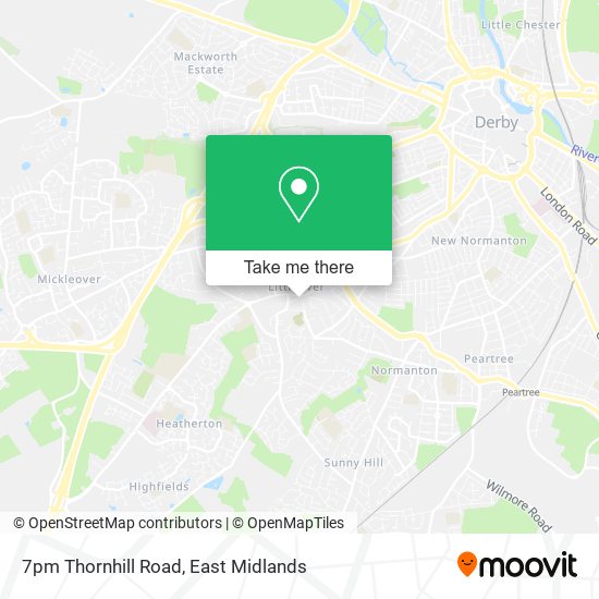 7pm Thornhill Road map