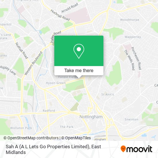 Sah A (A L Lets Go Properties Limited) map