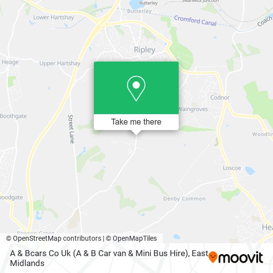 A & Bcars Co Uk (A & B Car van & Mini Bus Hire) map