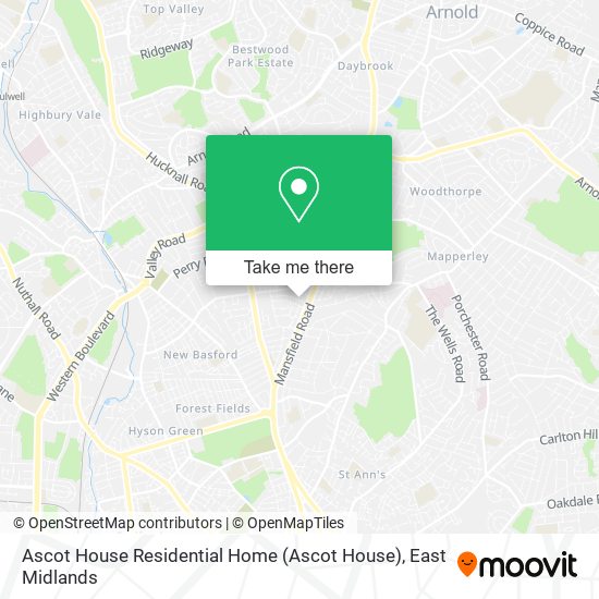 Ascot House Residential Home map