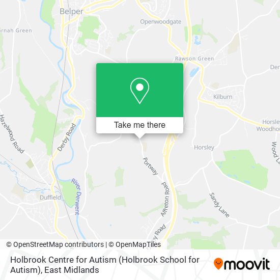 Holbrook Centre for Autism map