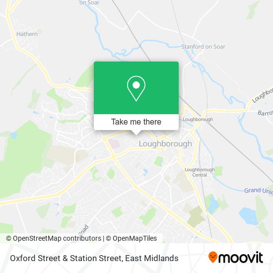 Oxford Street & Station Street map