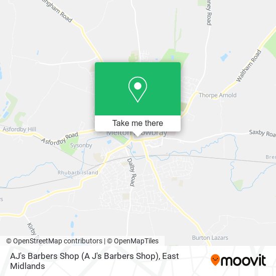 AJ's Barbers Shop (A J's Barbers Shop) map