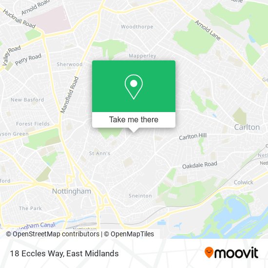 18 Eccles Way map