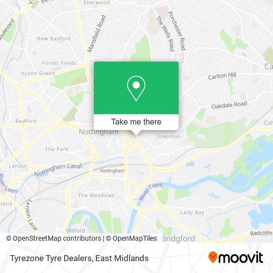 Tyrezone Tyre Dealers map