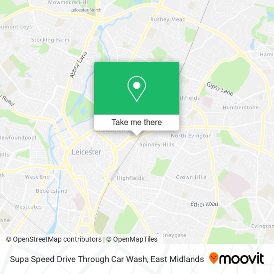 Supa Speed Drive Through Car Wash map