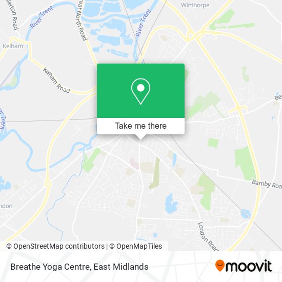 Breathe Yoga Centre map