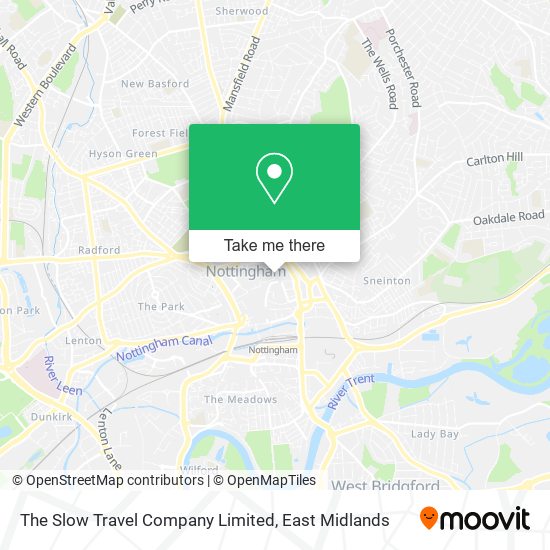 The Slow Travel Company Limited map
