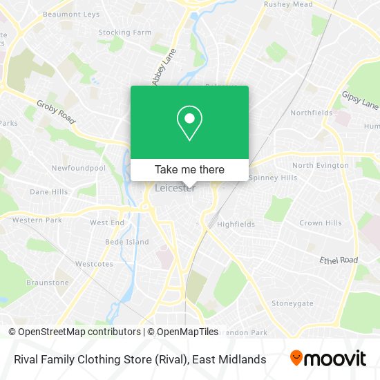 Rival Family Clothing Store map