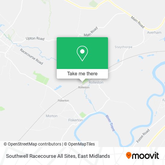Southwell Racecourse All Sites map