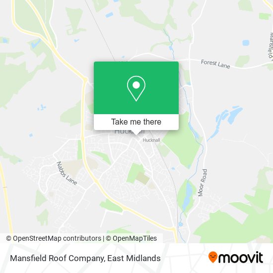 Mansfield Roof Company map