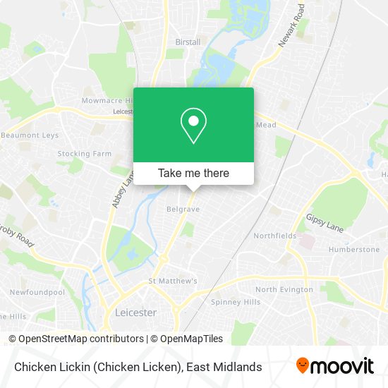 Chicken Lickin (Chicken Licken) map
