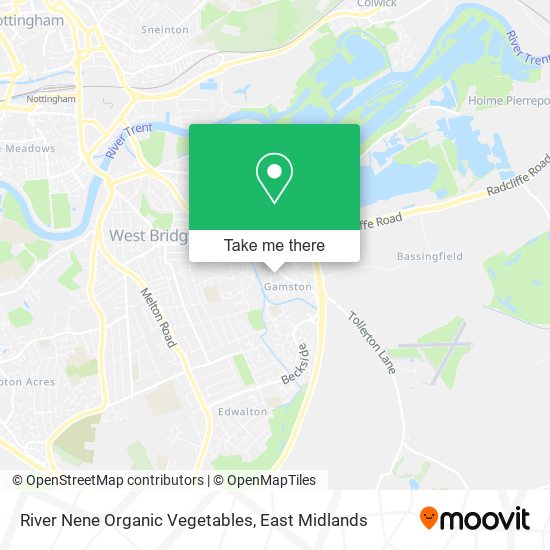 River Nene Organic Vegetables map
