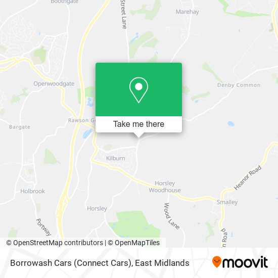 Borrowash Cars (Connect Cars) map