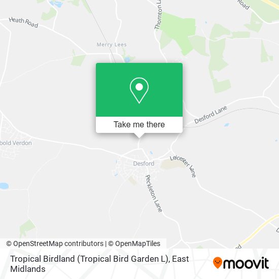 Tropical Birdland (Tropical Bird Garden L) map