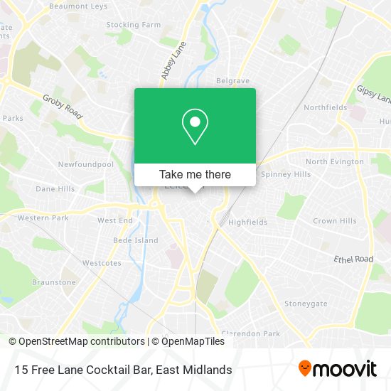15 Free Lane Cocktail Bar map