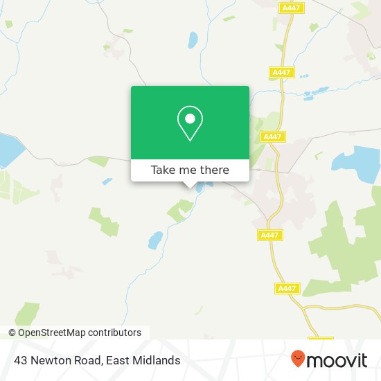 43 Newton Road map
