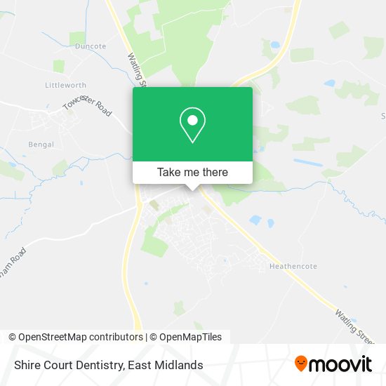 Shire Court Dentistry map