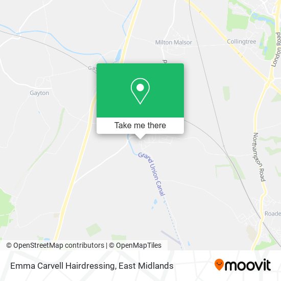 Emma Carvell Hairdressing map