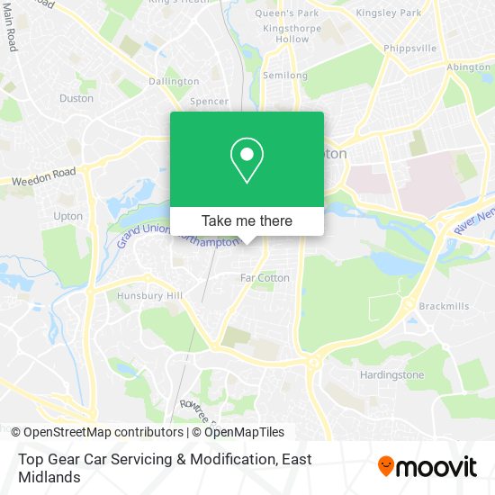 Top Gear Car Servicing & Modification map