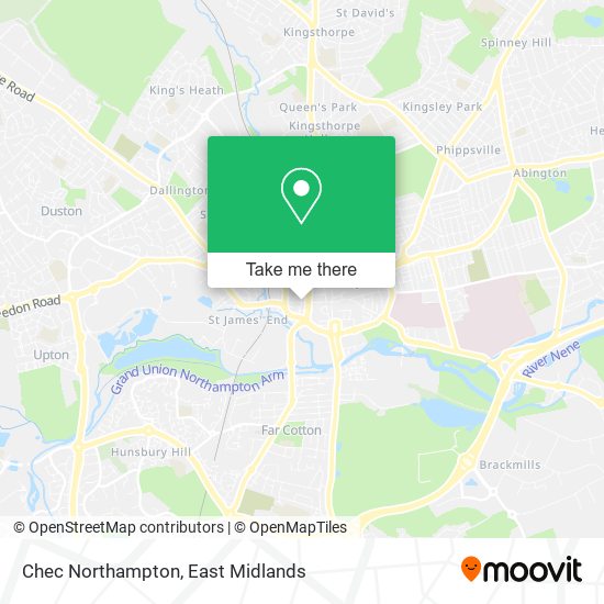 Chec Northampton map