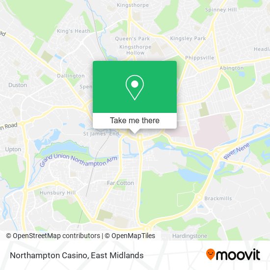 Northampton Casino map