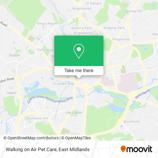 Walking on Air Pet Care map