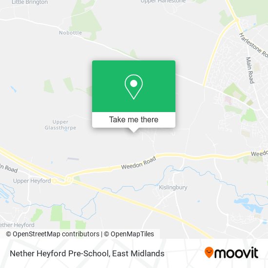 Nether Heyford Pre-School map