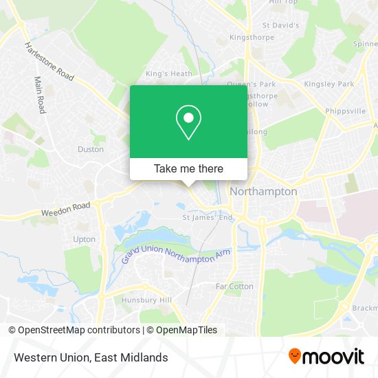 Western Union map
