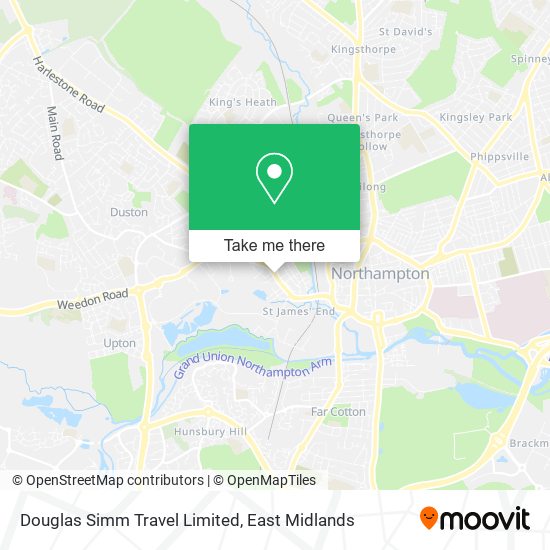 Douglas Simm Travel Limited map