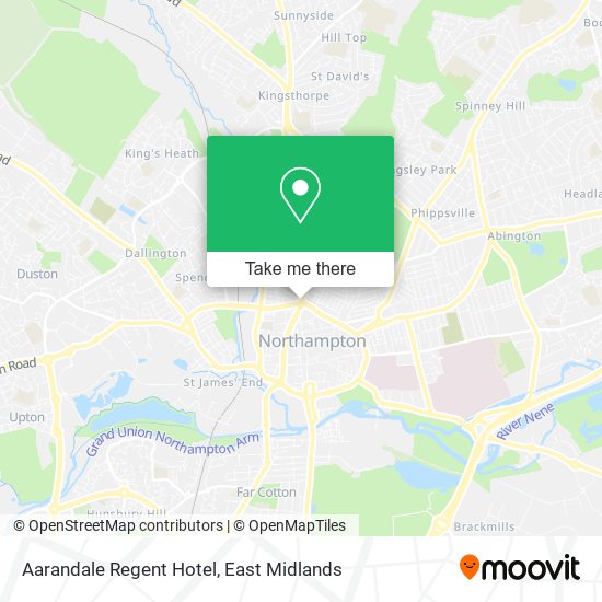 Aarandale Regent Hotel map