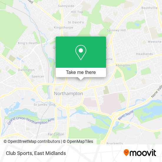 Club Sports map