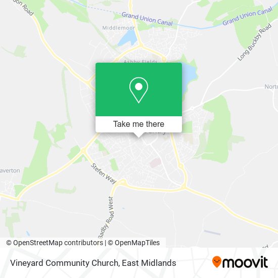 Vineyard Community Church map