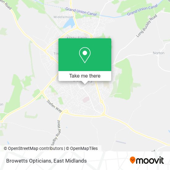 Browetts Opticians map