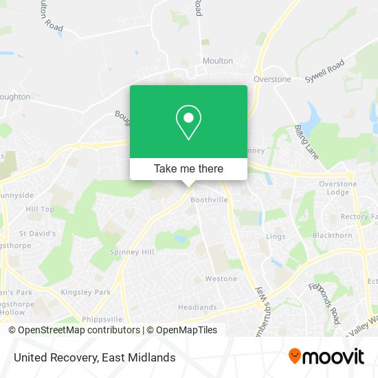 United Recovery map