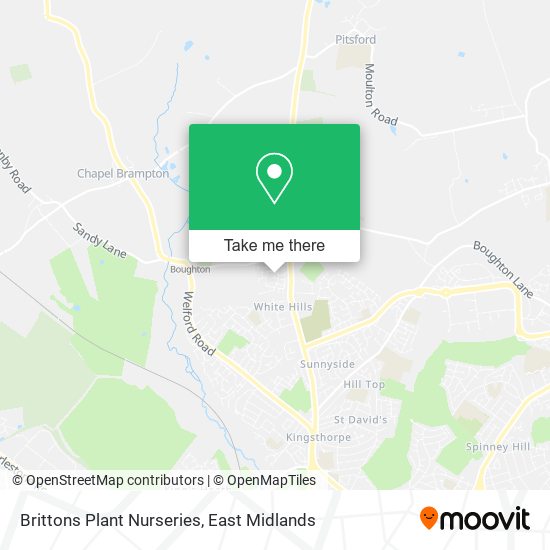 Brittons Plant Nurseries map