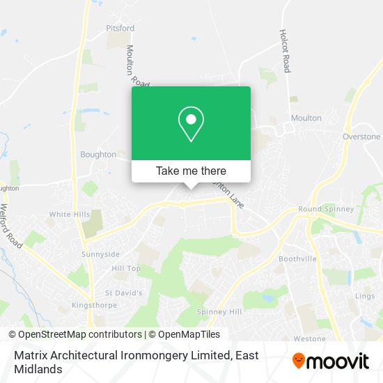 Matrix Architectural Ironmongery Limited map