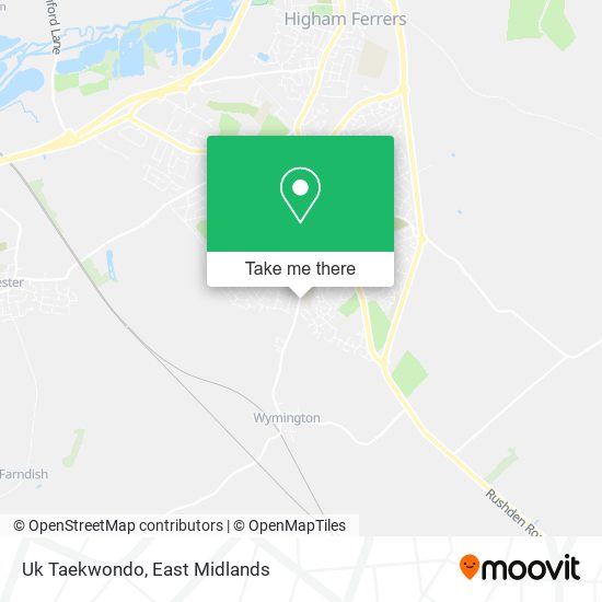 Uk Taekwondo map