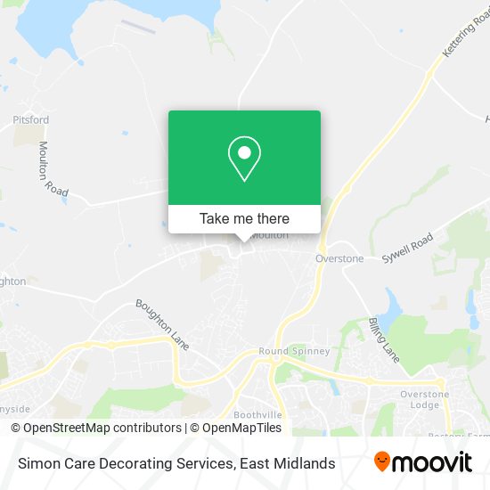 Simon Care Decorating Services map