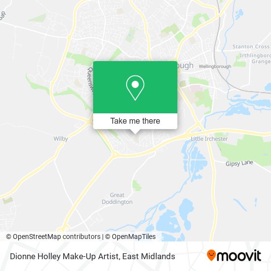 Dionne Holley Make-Up Artist map