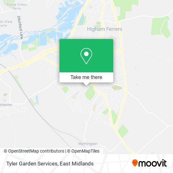 Tyler Garden Services map