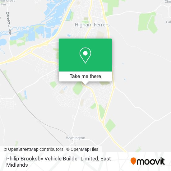 Philip Brooksby Vehicle Builder Limited map
